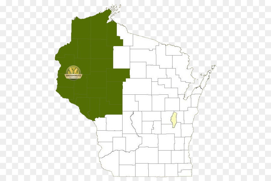 Wisconsin Karte, Land, Menge, Art Line - Anzeigen