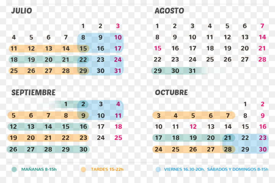 August 0 September-Kalender Oktober - natürlich