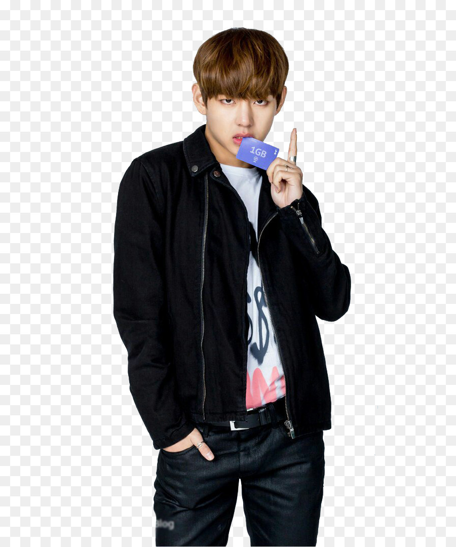 BTS V Black Jacket Icons PNG - Free PNG and Icons Downloads