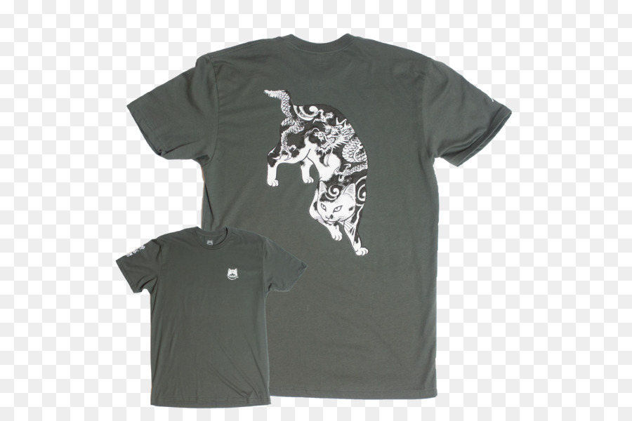 T-shirt Katze mit der Maus, Hoodie Kleidung - T Shirt
