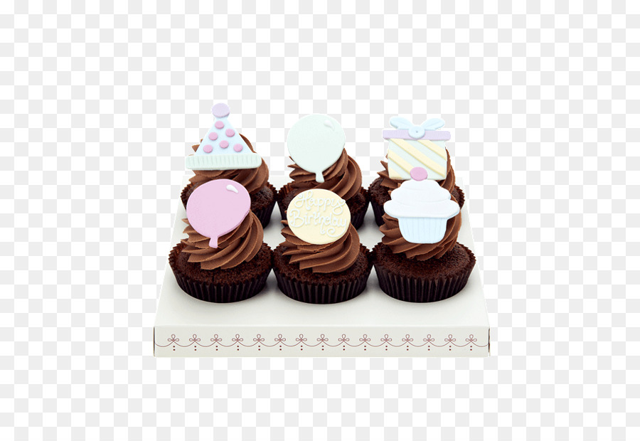 Cupcake Petit four Pralinen Muffin mit Buttercreme - Schokolade