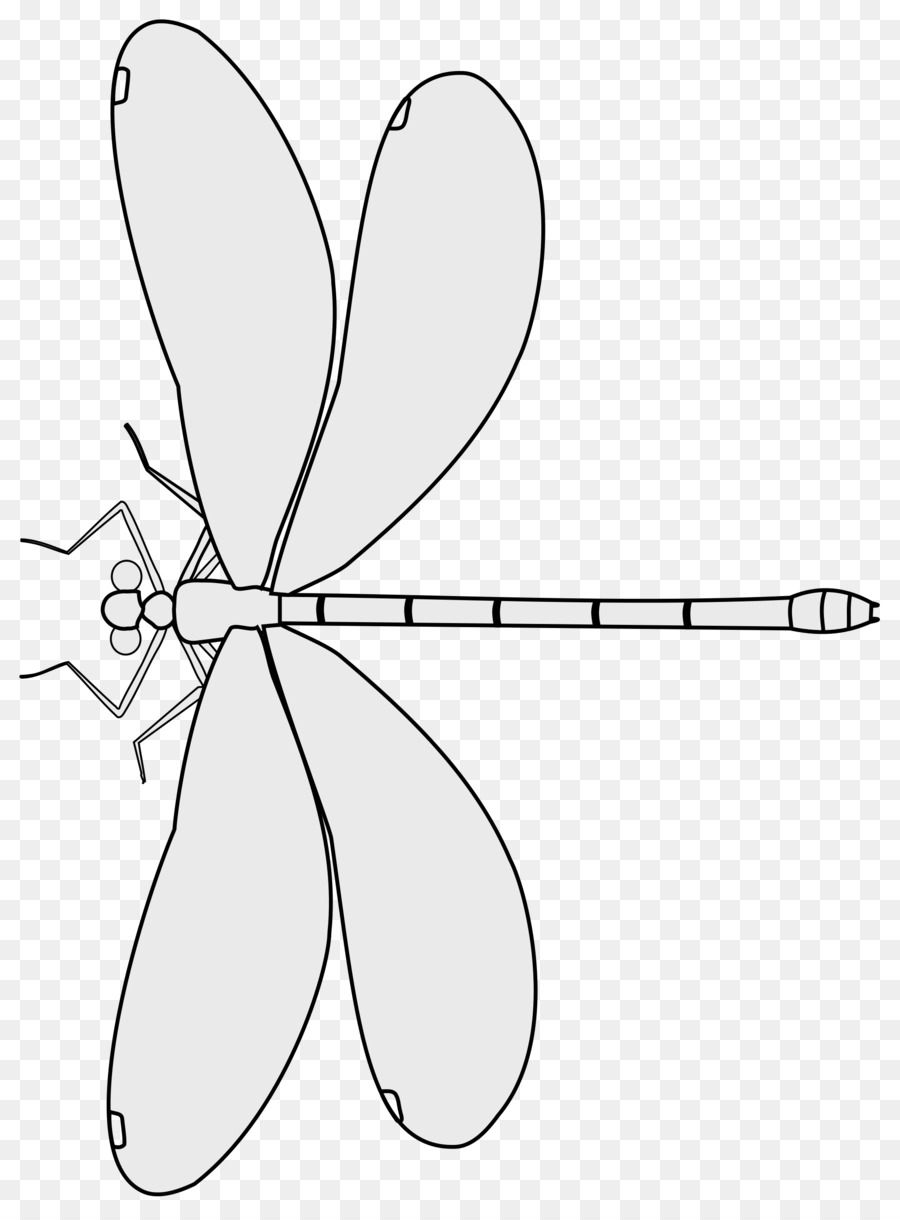 Leaf Cartoon Blütenblatt-Linie Kunst-clipart - dragonfly Skizze