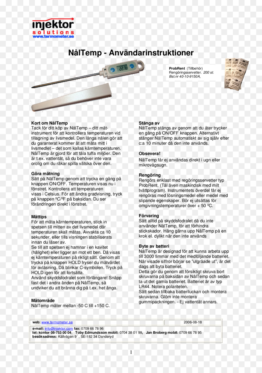 Thermometer Temperatur Celsius Sensor Dokument - Thermometer