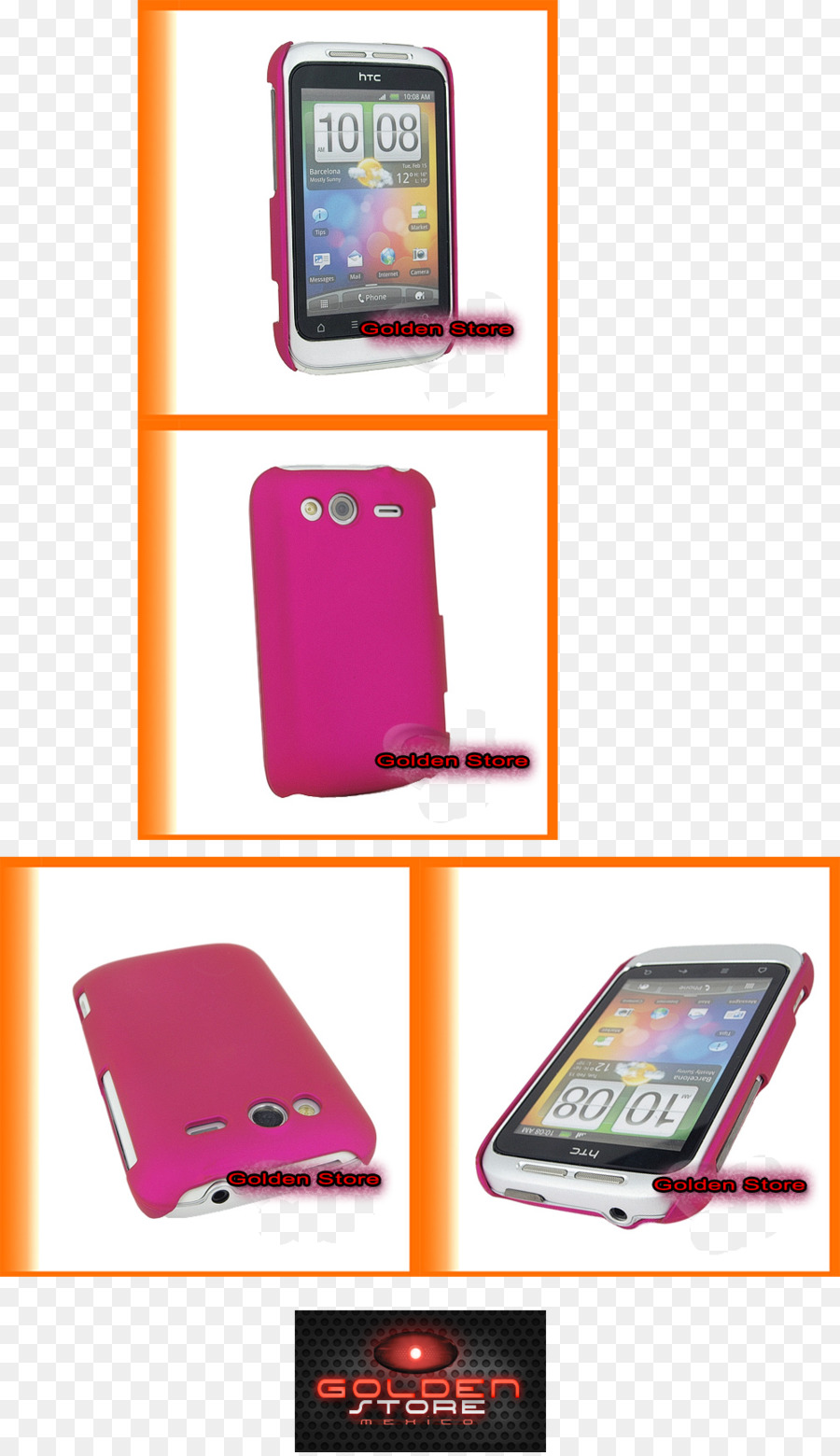 Telefono cellulare Smartphone HTC Wildfire S Accessori del Telefono Cellulare lettore multimediale Portatile - libero mercato