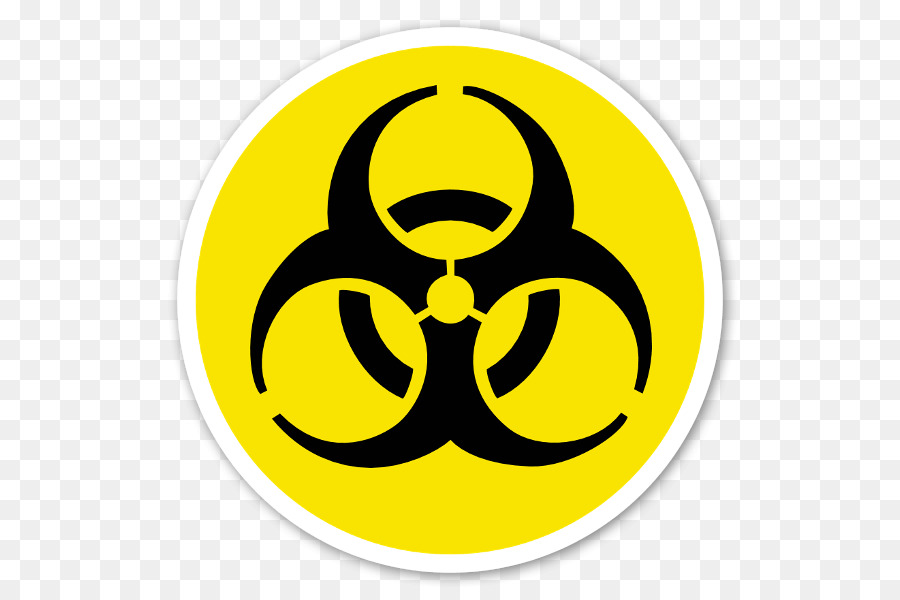 Biologische Gefährdung Gefahren symbol Logo - Symbol