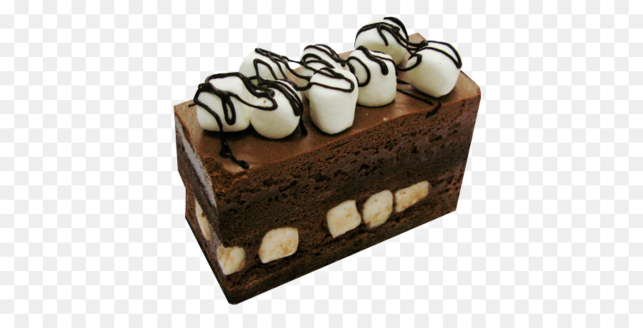 Schokoladen-Kuchen Schokoladen-brownie-Fudge-Pralinen Schokolade Trüffel - Kuchen mousse