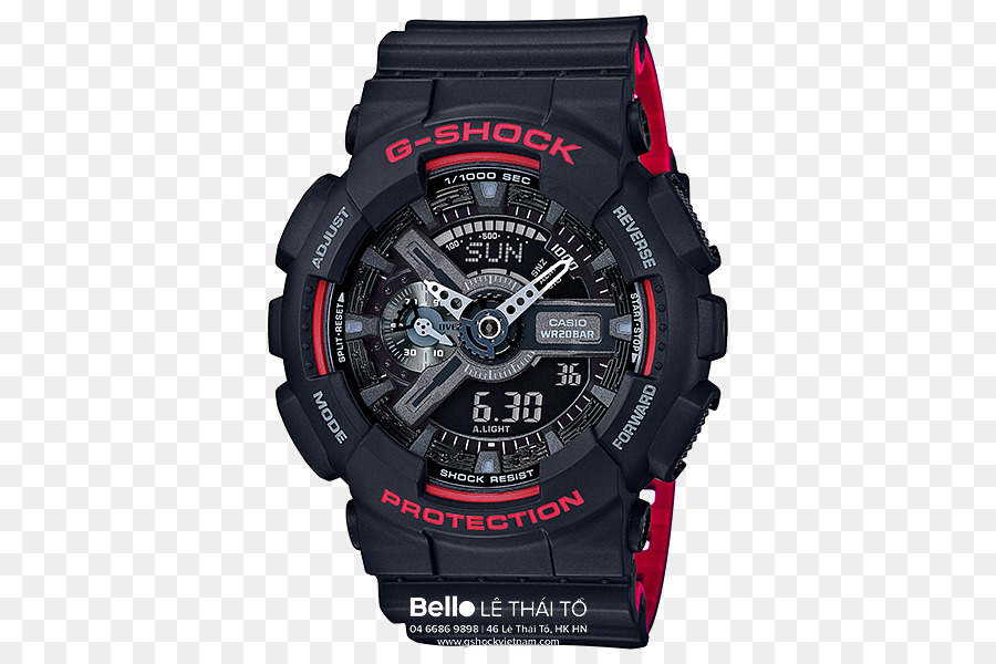 G-Shock GA100-Uhr Casio Rot - Uhr