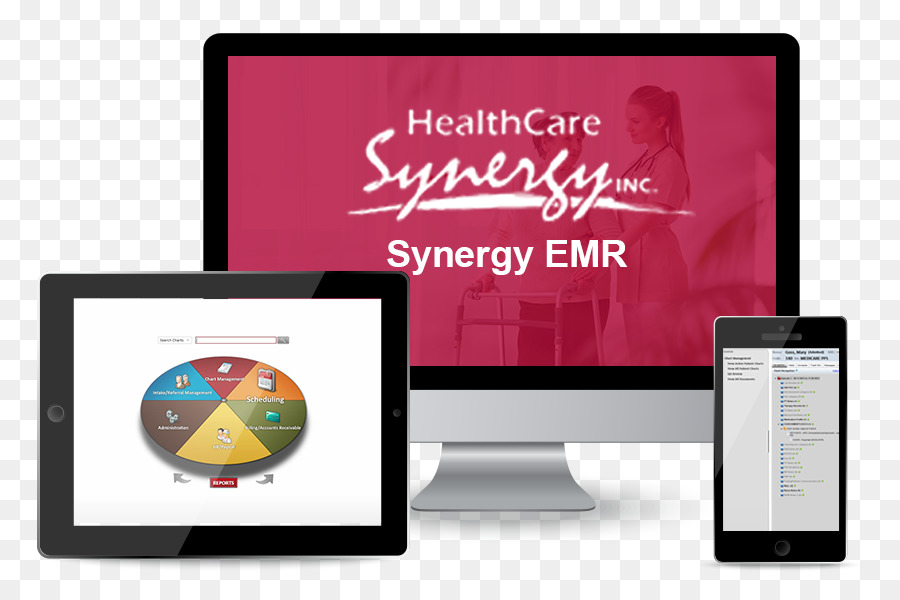 SYNERGIE HomeCare Home Care Service Home health care software Display Gerät - software test