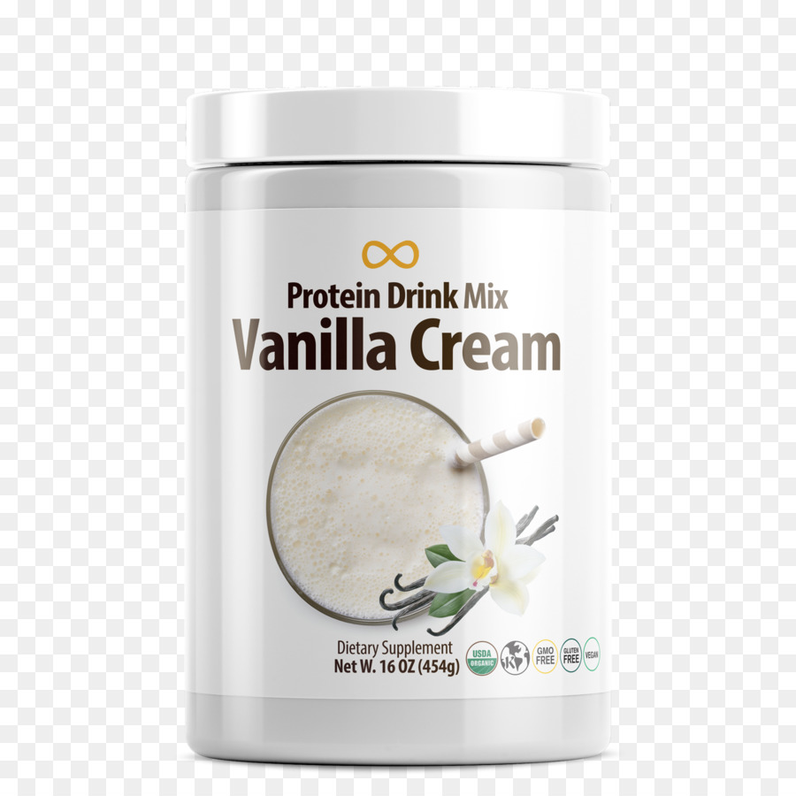 Bere la miscela di Proteine del Veganismo integratore Alimentare Superfood - crema alla vaniglia
