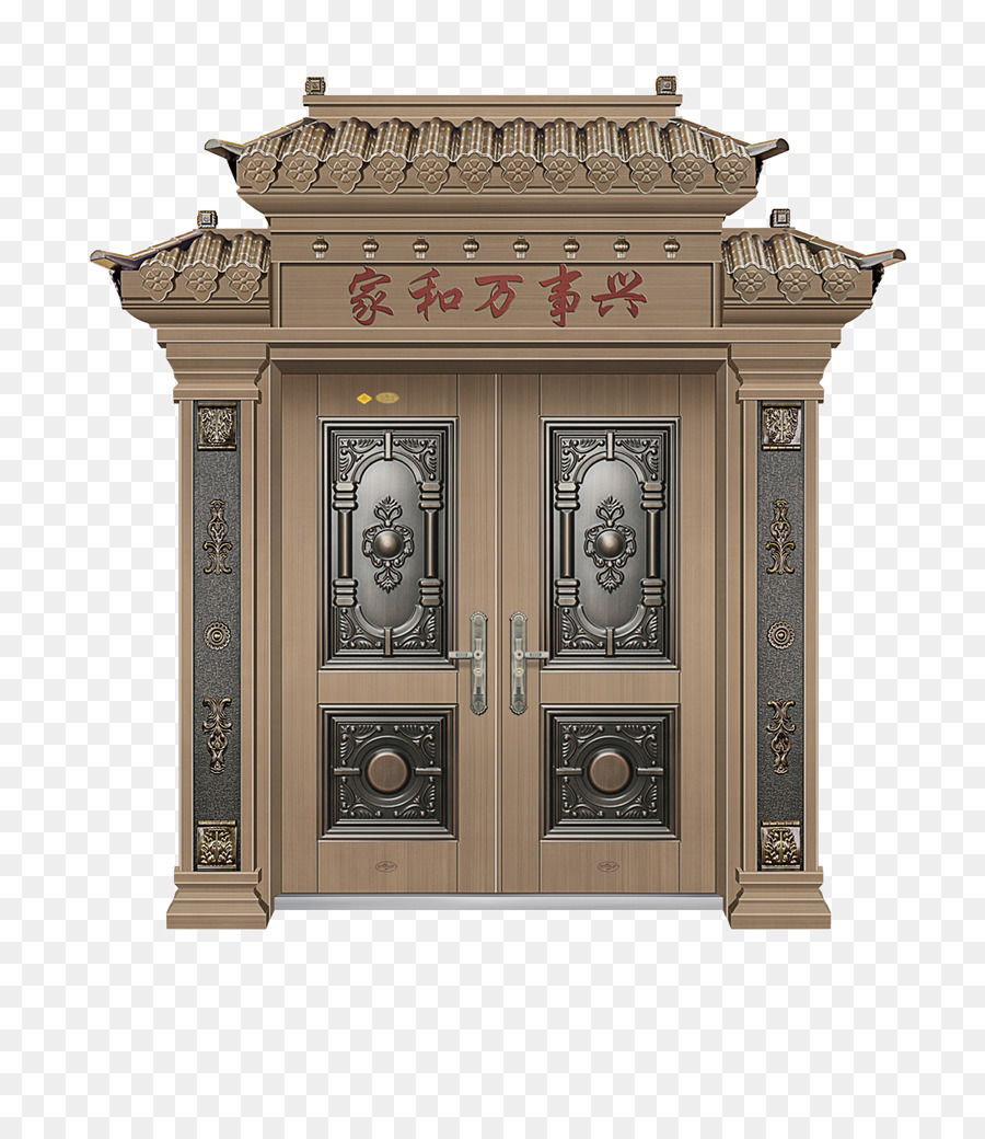 Baustoffe Klassische Architektur, Tür Stahl - Tür