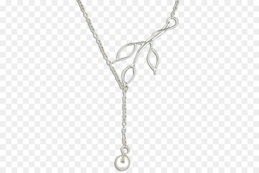 Medaillon-Ohrring-Halskette-Pearl-Körper-Schmuck - Halskette