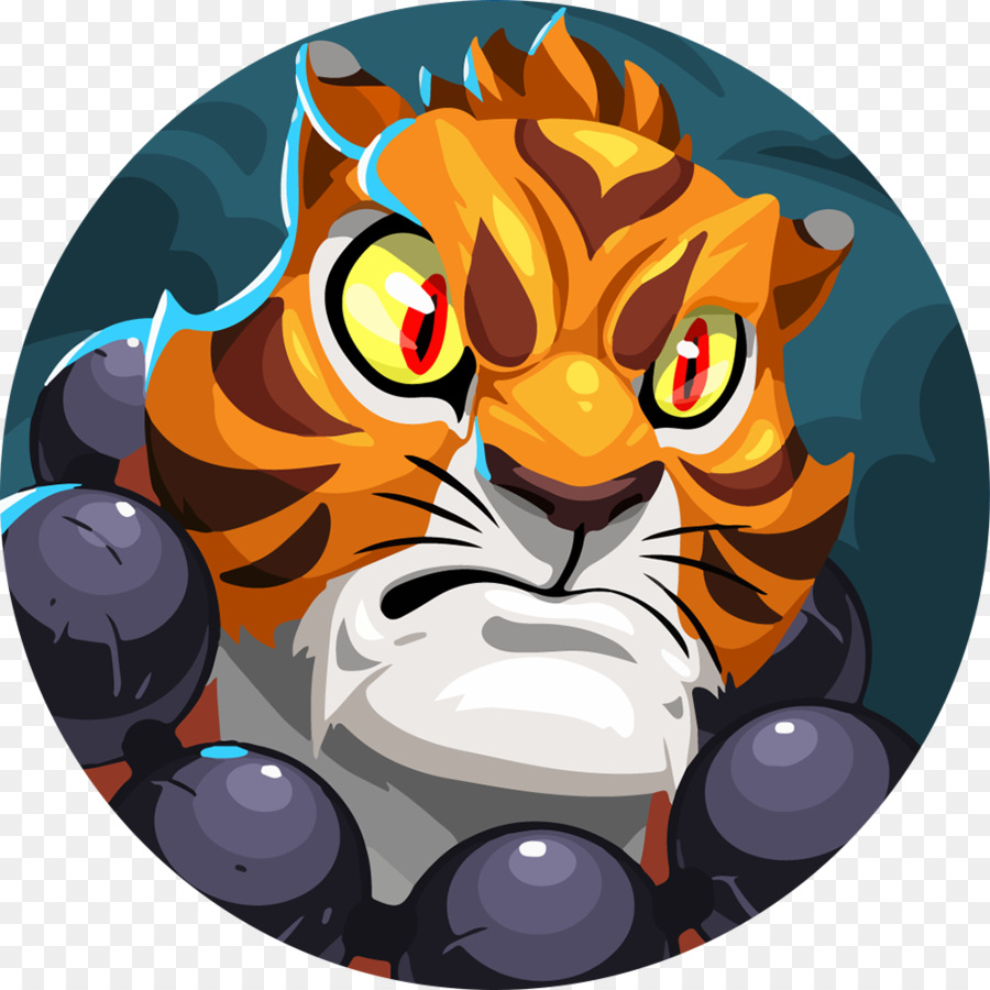 Tiger Cartoon png download - 1000*1000 - Free Transparent Agario png  Download. - CleanPNG / KissPNG