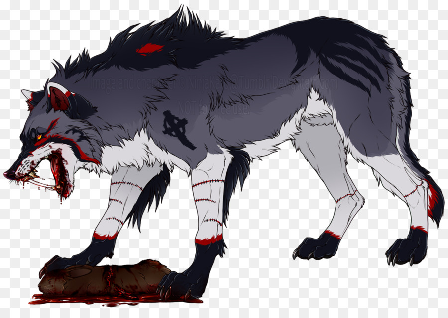 Werwolf Carnivora Vieh Cartoon - Werwolf