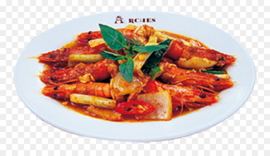 Lato piatto della cucina Thailandese Ricetta Cibo - cucina a base di pesce
