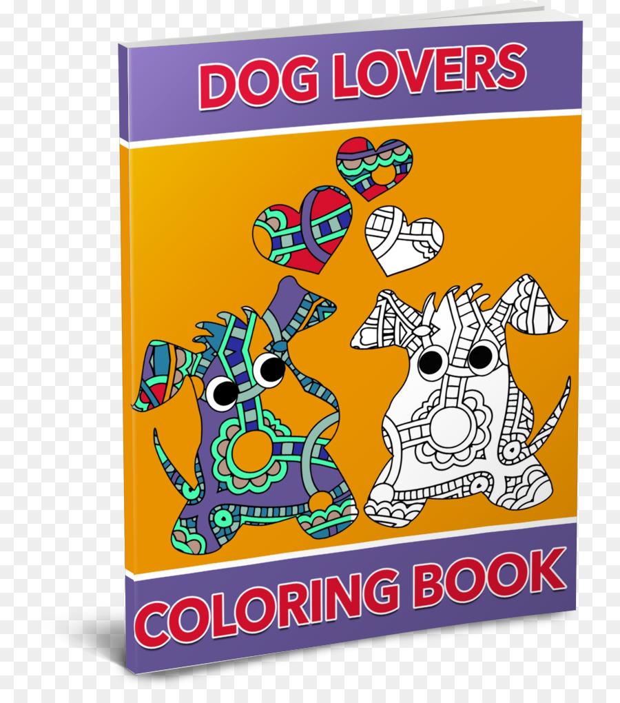 Cane da Colorare Gioco libro Cuore - amante dei cani