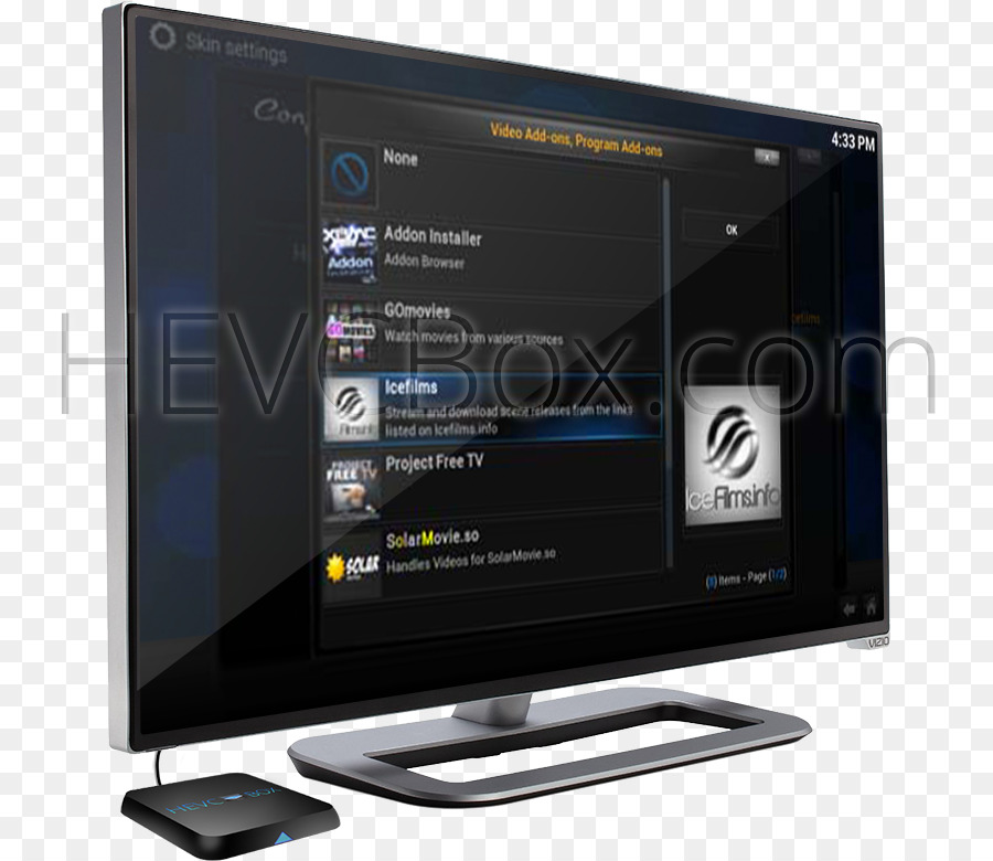 LCD Fernseher Computer Monitore Fernseher mit LED Hintergrundbeleuchtung und LCD - Kodi
