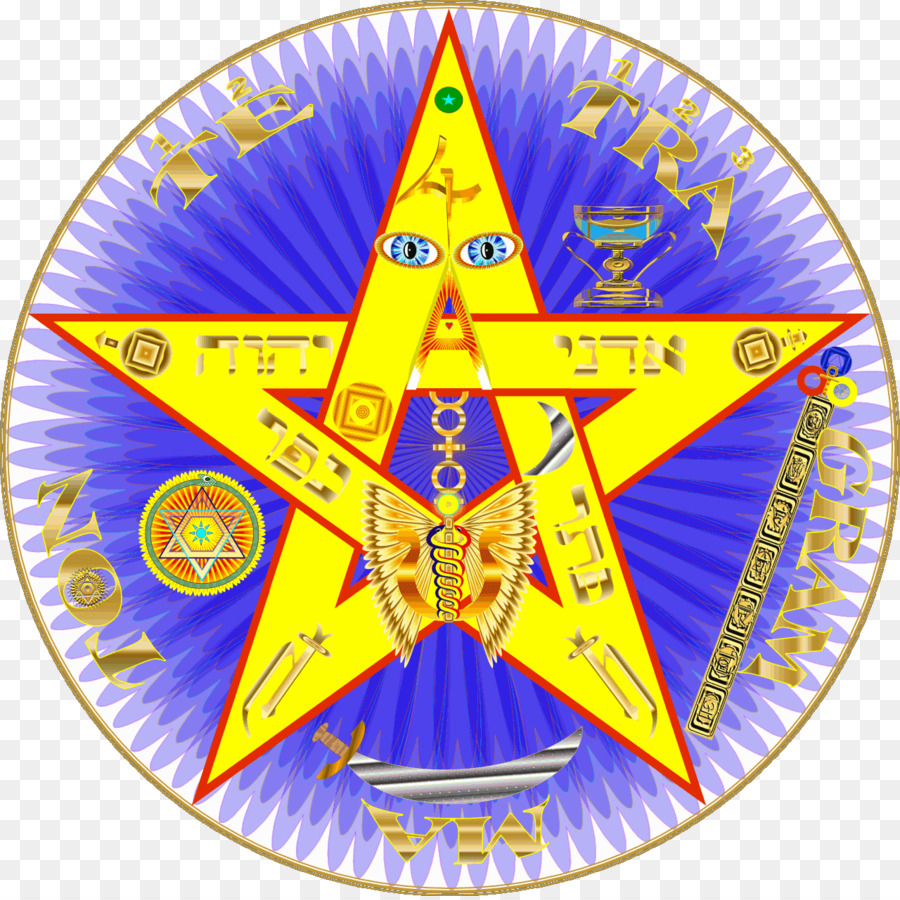 Ngôi Sao Năm Cánh Bí Truyền Biểu Tượng Yahshuah Tetragrammaton - Biểu tượng