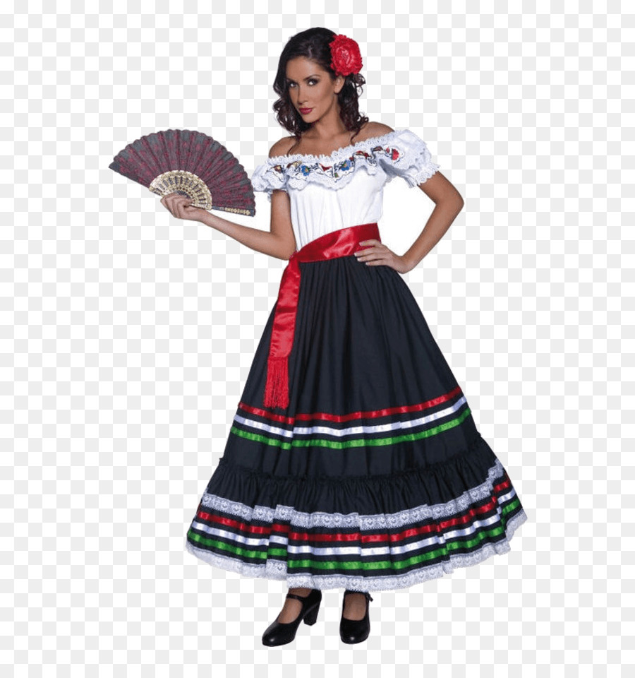 Cucina messicana, Abbigliamento Costume Messicano Donna spagnola - donna