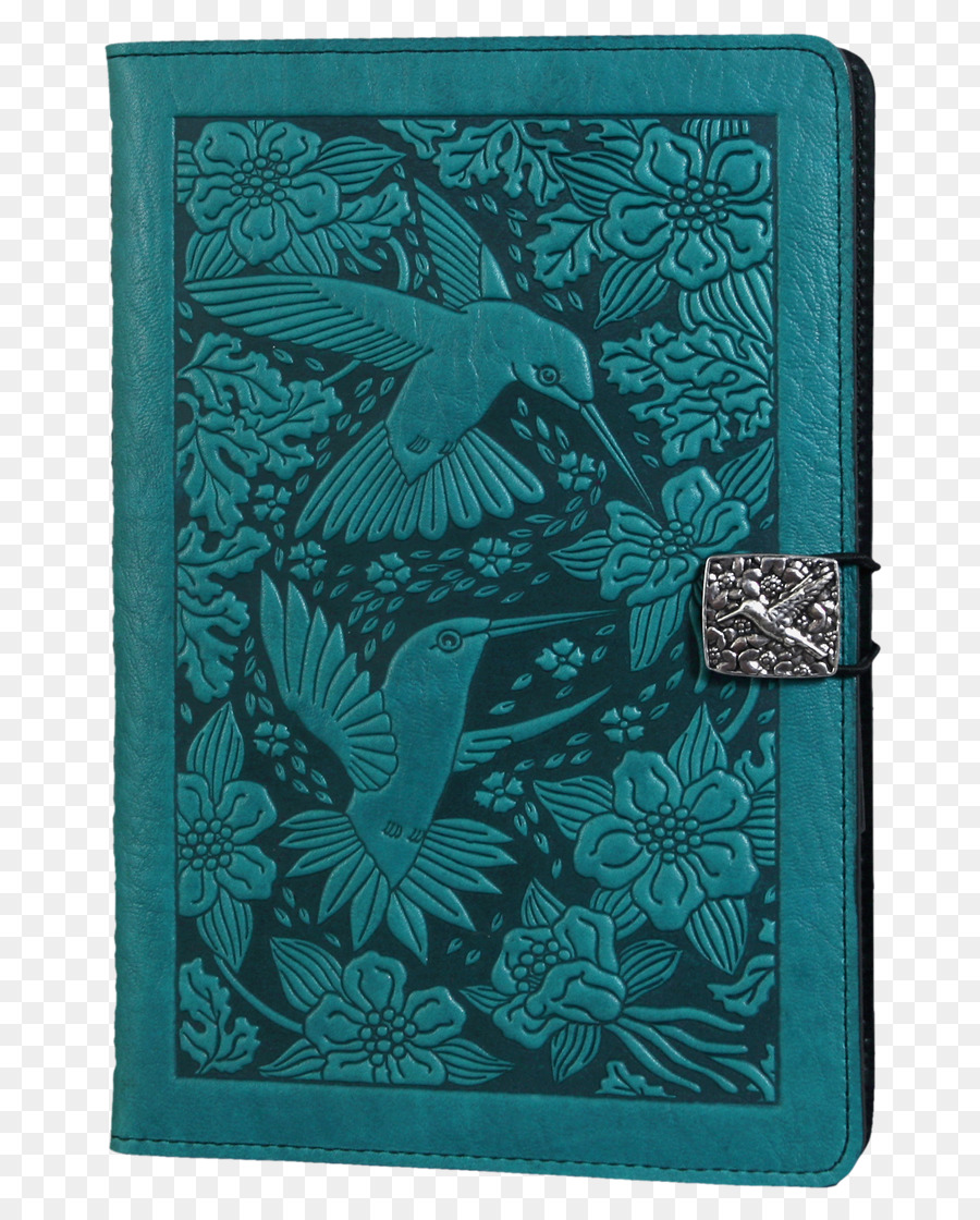 Verde Hummingbird Turchese Rettangolo Oberon Design - copertura di cuoio
