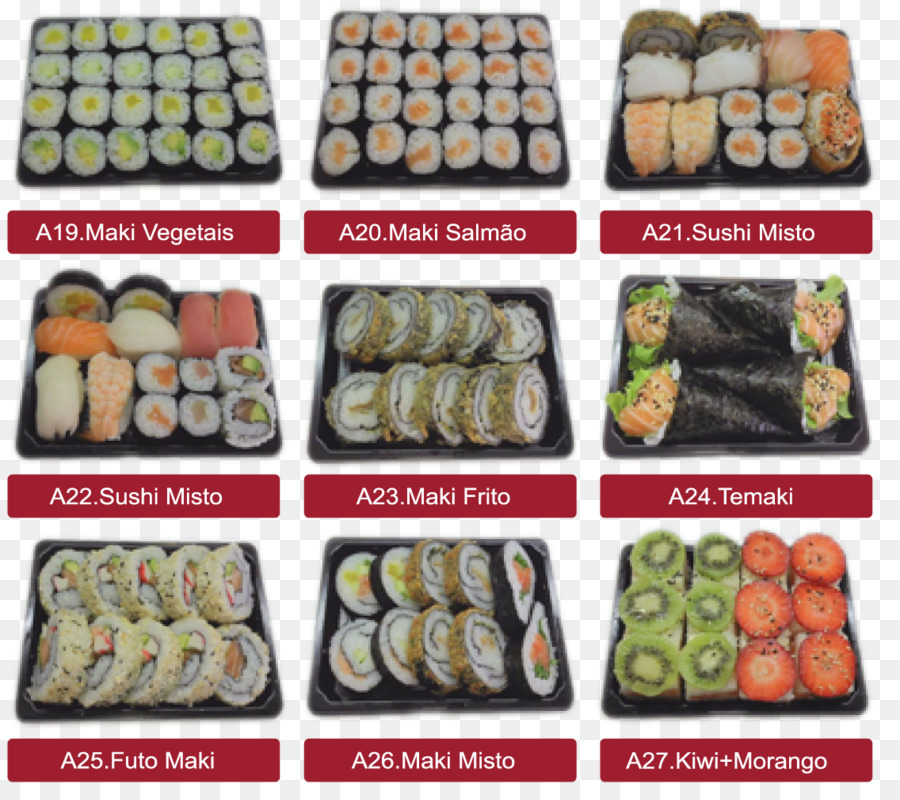 Japanische Küche-Sushi Restaurante Japones Sakana SAKE zum Mitnehmen - Sushi