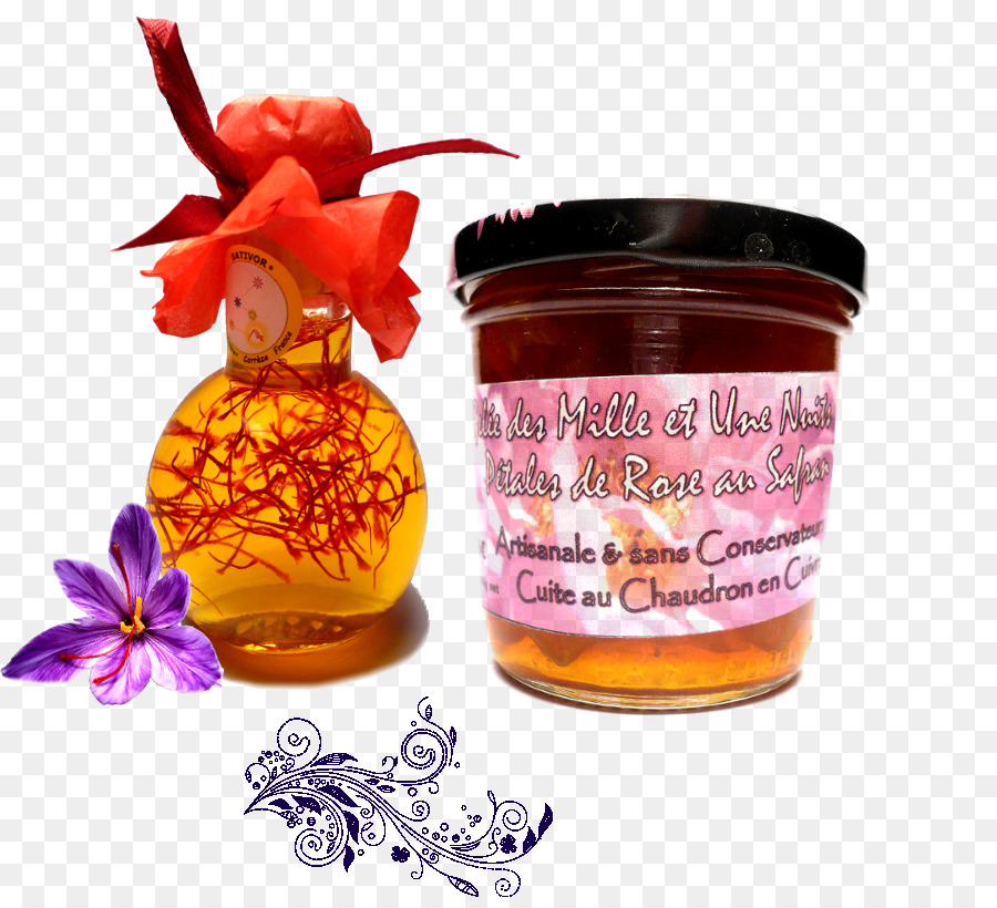 Đặc sản Saffron Mứt Gelatine món tráng miệng Spice - Xi rô