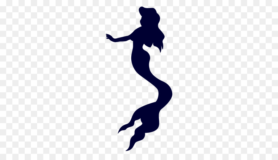 Silhouette Zeichnung Meerjungfrau - sirenen
