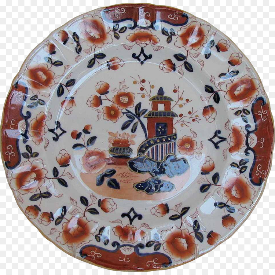 Platte Keramik Porzellan-Imari-ware Blau und weiß Keramik - Platte