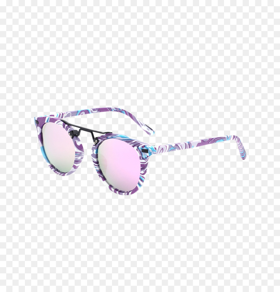 Brillen Verspiegelte Sonnenbrillen - Marmor Muster