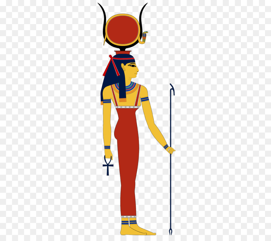 Die altägyptischen Gottheiten Isis, Nephthys Alten ägyptischen religion - Hathor