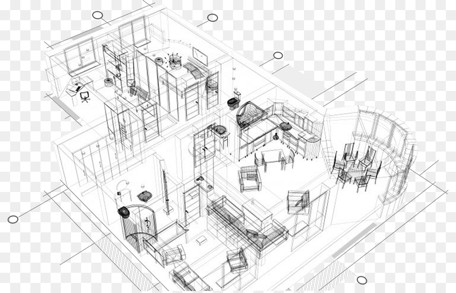 Architektur Planen, Bauen, Skizze - Design