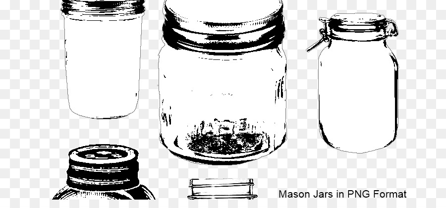 Mason jar Glas Papier Label - Freimaurer