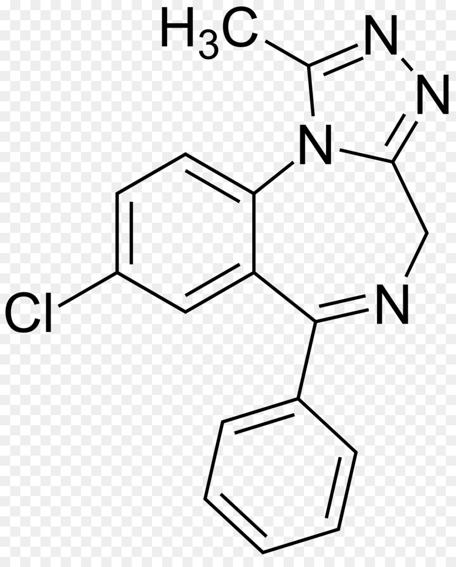 Alprazolam farmaco Triazolobenzodiazepine - tavoletta