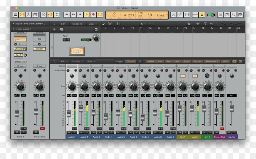 Mixer Audio Electronics Musicali Elettronici Strumenti Software Per Computer Audio - Logica Pro
