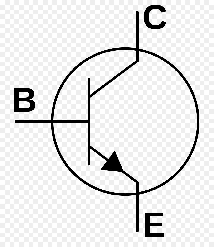 Lưỡng cực junction transistor thành phần Tử biểu tượng VÙNG tranzistor - Biểu tượng