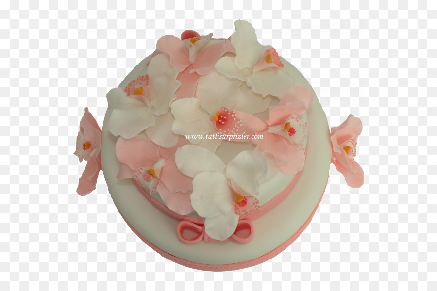 Torte M Kuchen dekorieren - Orchidee