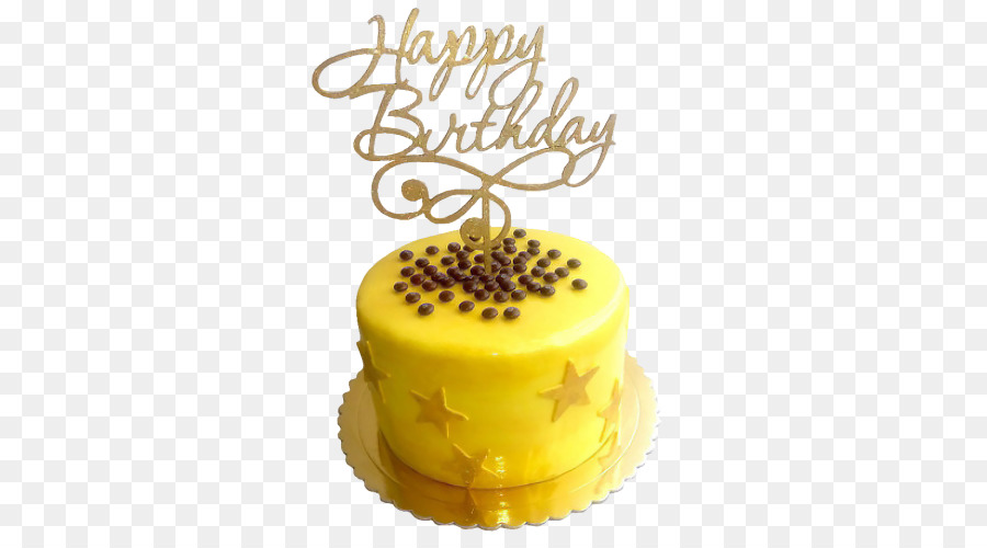 Torte Kuchen dekorieren mit Buttercreme Geburtstag - Kuchen