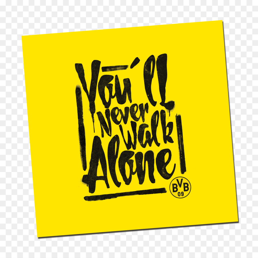 Liverpool F. C. Borussia Dortmund you'll Never Walk Alone Kunstdruck Carta - camminare da solo