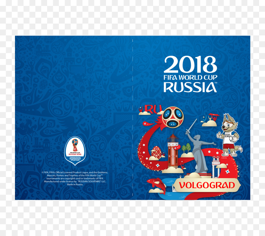 2018 della Coppa del Mondo in Perù squadra nazionale di calcio della Russia Zabivaka Brossura - Russia