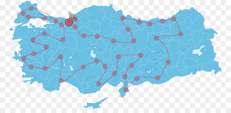 Istanbul Flagge von die Türkei-Map - die Türkei Reisen