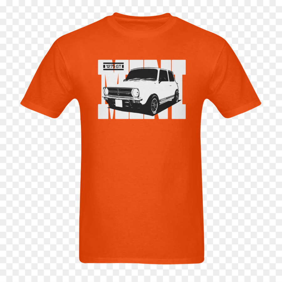 T shirt Felpa Manica Gildan Activewear - l'uomo in auto