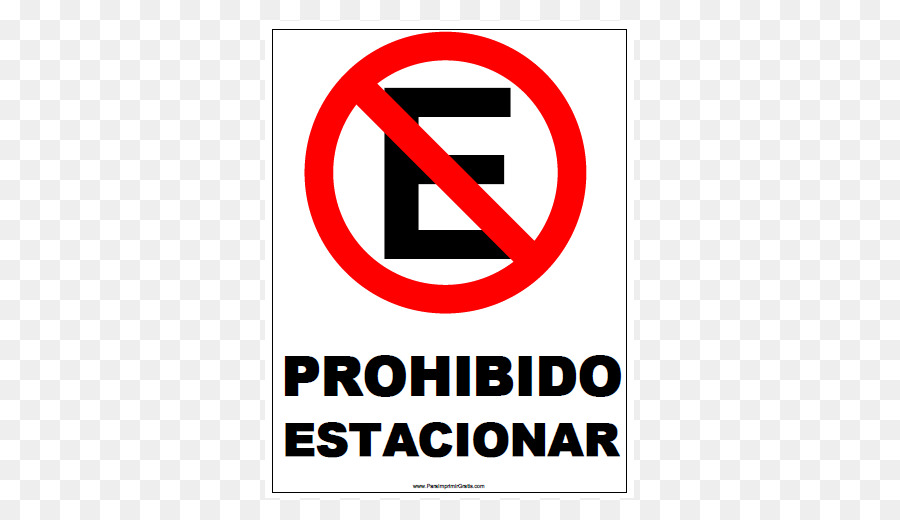 Bãi Đậu Xe Letrero Autoadhesivo Sticker - cấm