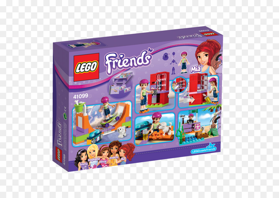 LEGO Friends LEGO 41099 Amici Heartlake Skate Park Amazon.com LEGO 41130 Amici Amusement Park Roller Coaster - giocattolo