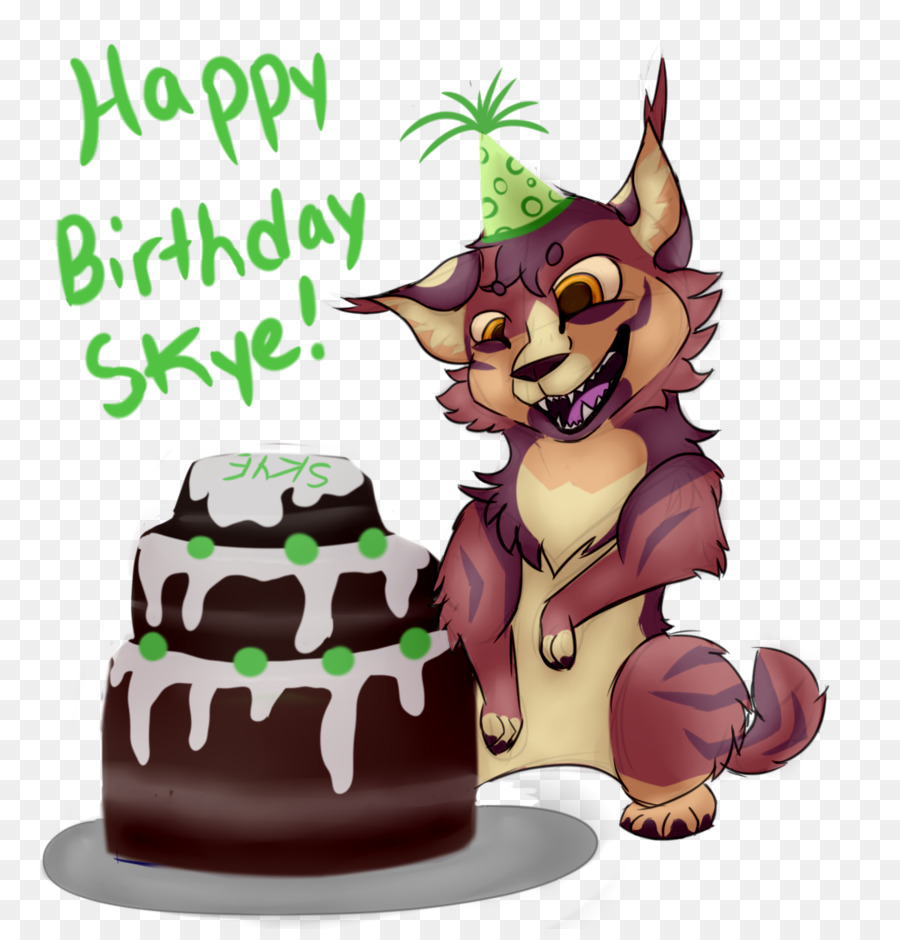 Cartoon Birthday Cake