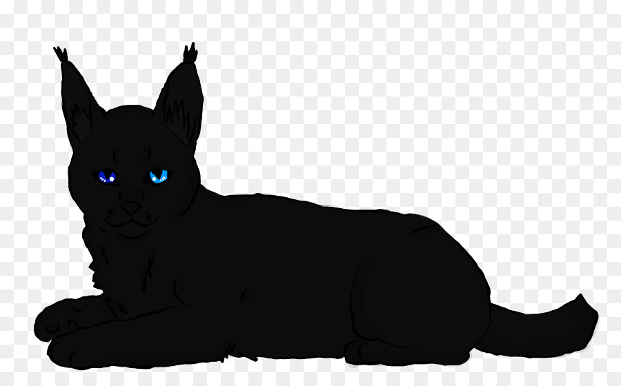Schwarze Katze Schnurrhaare Hunderasse - Hund