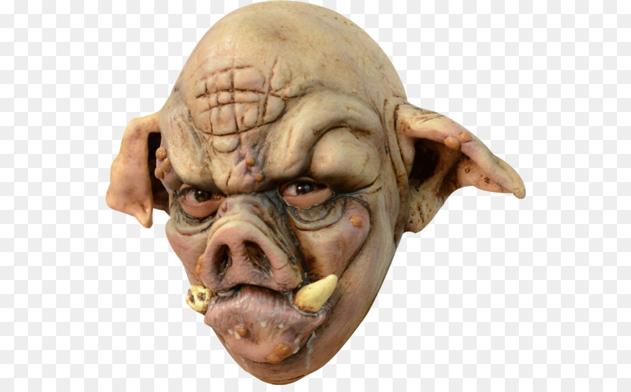 Maske hausschwein Hund Tollwut Halloween-Kostüm - Maske