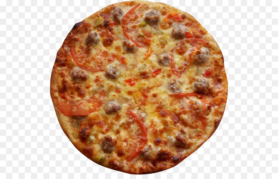 California Style Pizza sizilianische Pizza Salami Schinken - Pizza