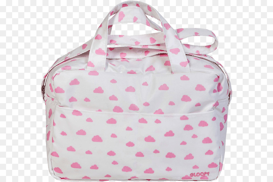 Handtasche Windel Taschen (Hand  ) Gepäck - rosa Wolken