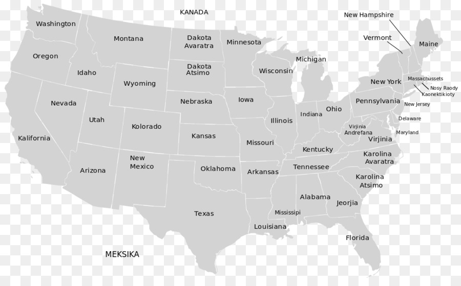Kalifornien Leere map New York City Vereinigte Staaten Präsidentenwahl - Anzeigen