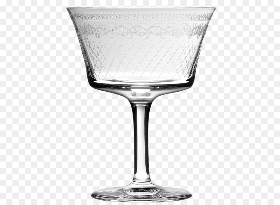 Gin Fizz Cocktail di vetro di un bicchiere di Champagne - cocktail