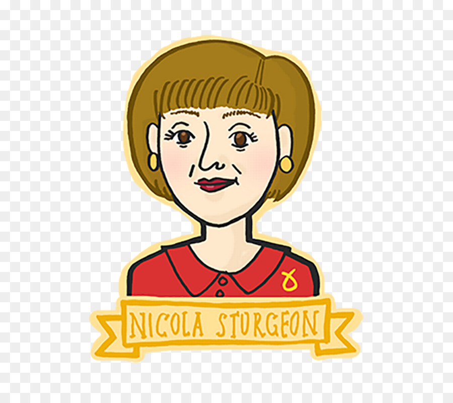 Nicola Sturgeon Glasgow Adesivo Emoji - storione